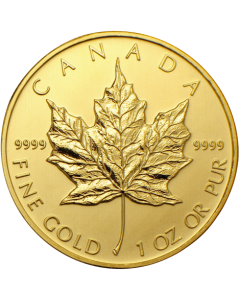 1 oz Canadian Gold Maple Leaf Coin